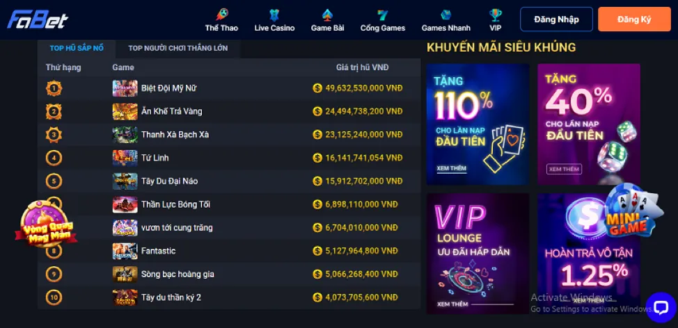 Cấp độ VIP Bạc
